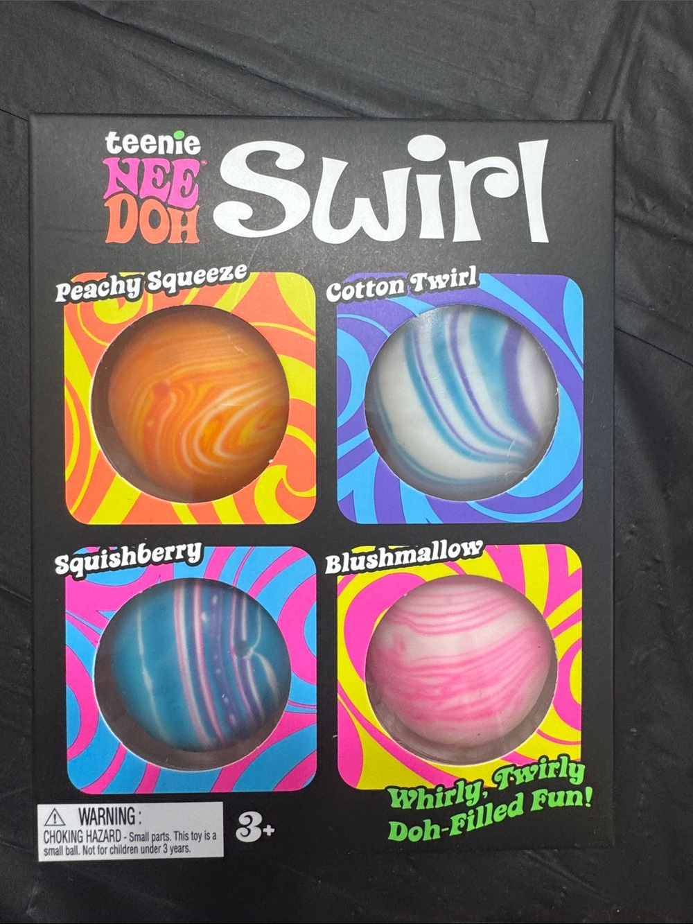 NeeDoh teenie Swirl 4 pack